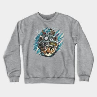 Time Cat Crewneck Sweatshirt